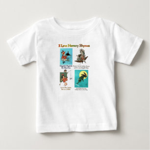 私は子供部屋の韻を愛する(#4) ベビーTシャツ