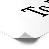 私は子守を行わな教えい数学のためにここに来ている ポスター (角)