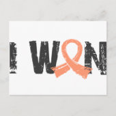 私は子宮がんの治療を受けた ポストカード (正面)