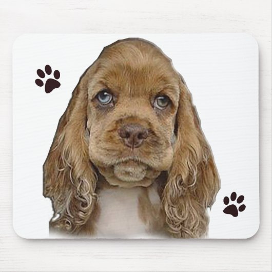 私は子犬のマウスパッドが大好き マウスパッド (正面)