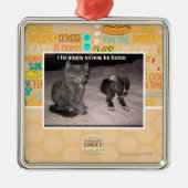 私は子犬を修理します メタルオーナメント (正面)