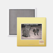 私は子犬を直す マグネット (正面/裏面)