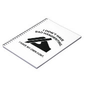 私は字が悪くない。私は自分のフォントを持つ。 ノートブック (左側)