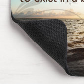 「私は存在賛美する」モチベーション肯定 マウスパッド (コーナー)