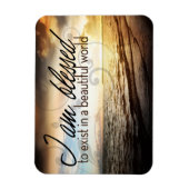 「私は存在賛美する」モチベーション肯定 マグネット (縦)