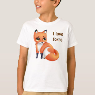 私は孤のかわいいかわいいの漫画の孤を愛します Tシャツ