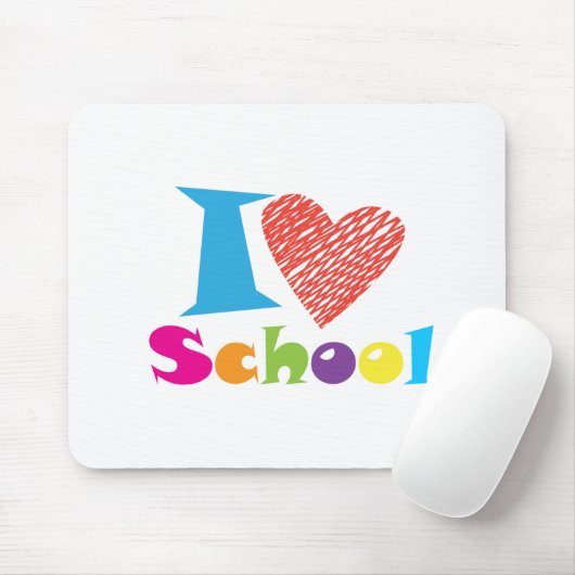 私は学校が大好きだ。新学期。漫画の卒業 マウスパッド (マウス)
