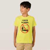 私は学校が嫌いだ Tシャツ (正面フル)