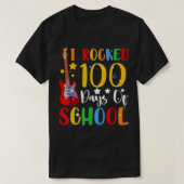 私は学校のギター日100人をトラックした Tシャツ (デザイン正面)