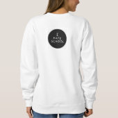 私は学校のスエットシャツを憎みます スウェットシャツ (裏面)