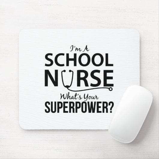 私は学校のナース マウスパッド (マウス)