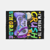 私は学校のビデオGaに5年生Ckを粉砕する準備ができている フリースブランケット (正面(横))