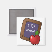 私は学校のマグネットが大好きだ マグネット (正面/裏面)