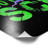 私は学校のモンスタートラックの100日をつぶした フォトプリント            (角)