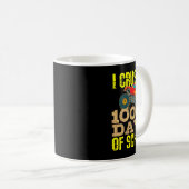 私は学校のモンスタートラッククールボーの100日をつぶした コーヒーマグカップ (正面右)