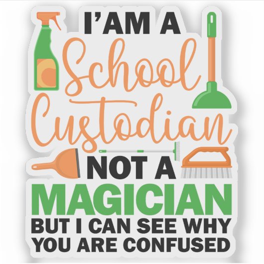 私は学校の保護者の皮肉クールなことわざだおもしろい シール (正面)