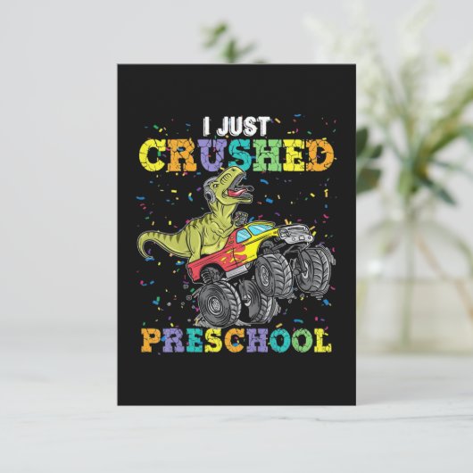 私は学校の前の恐竜を粉砕したばかりだ カード (スタンド正面)