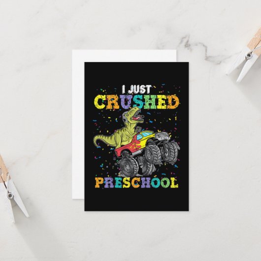 私は学校の前の恐竜を粉砕したばかりだ カード (正面/裏面インサイチュ)