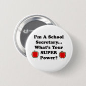 私は学校の秘書です 缶バッジ (正面&裏面)