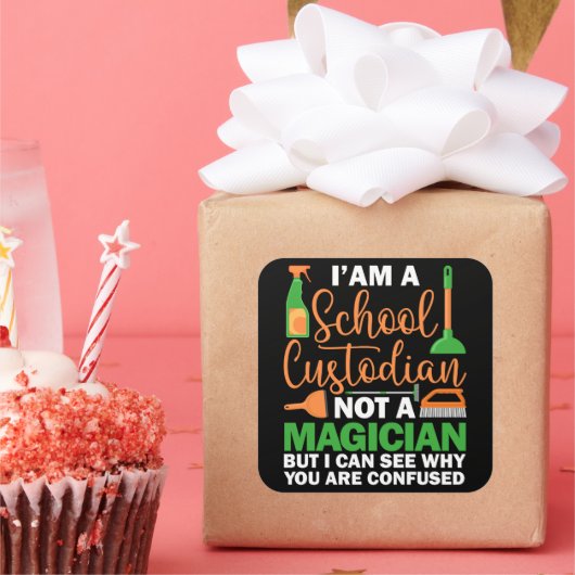 私は学校の管理人でマジシャンの管理人ではない スクエアシール (パーティー)