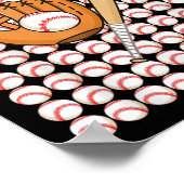 私は学校の野球の100日の少年の幼児を打った ポスター (角)