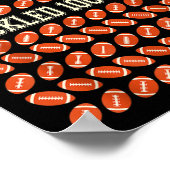 私は学校の100日、サッカー100日目に取り組んだ ポスター (角)