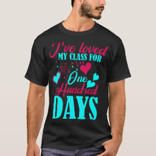 私は学校の100番目のdの100日のために私のクラスを愛している tシャツ