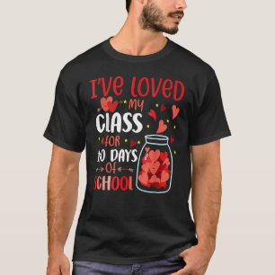 私は学校の100番目のdの100日のために私のクラスを愛している tシャツ