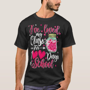 私は学校の100番目のdの100日のために私のクラスを愛している tシャツ