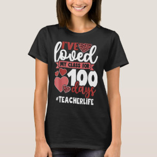 私は学校の100番目のdの100日のために私のクラスを愛している tシャツ
