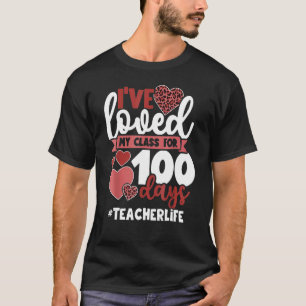 私は学校の100番目のdの100日のために私のクラスを愛している tシャツ