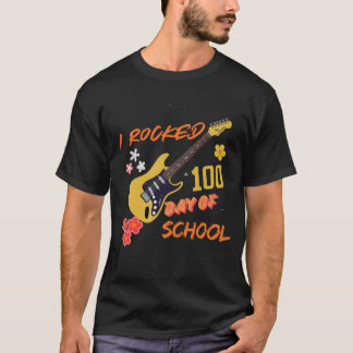 私は学校のPNGの100日を揺り動かした、学校のタイムシャツ Tシャツ