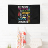 私は学校カウンセラーのお礼です 横断幕 (インサイチュ)