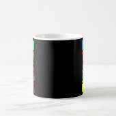 私は学校モンスタートラック日の100の先生を粉砕 コーヒーマグカップ (中央)