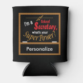 私は学校秘書だ君の力はすごい何だ? 缶クーラー (正面)