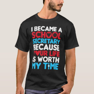 私は学校秘書になった Tシャツ