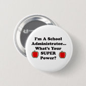 私は学校管理者です 缶バッジ (正面&裏面)