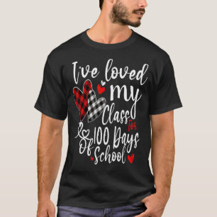 私は学校100Dの100日のために私のクラスを愛している Tシャツ