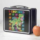 私は学校T日のレックス恐竜を100個粉砕した メタルランチボックス (インサイチュ)