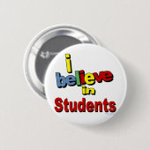 私は学生で信じます 缶バッジ (正面&裏面)
