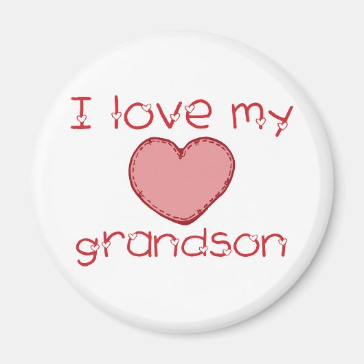 私は孫が大好きだ マグネット (正面)