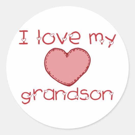 私は孫が大好きだ ラウンドシール (正面)