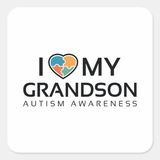 私は孫を愛している スクエアシール (正面)