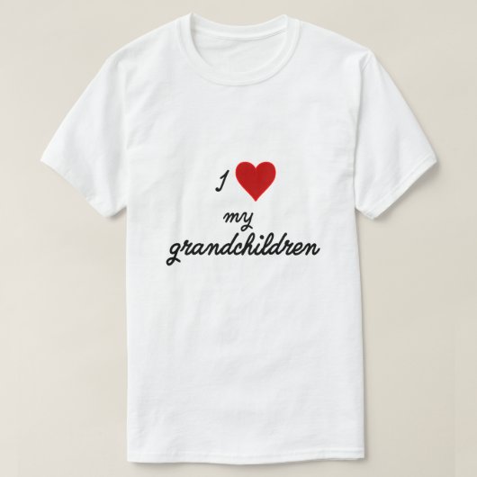 私は孫を愛している Tシャツ (デザイン正面)