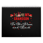 私は孫を月と背中に愛している カレンダー (カバー)