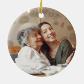 私は孫娘になるとは夢にも思わなかった セラミックオーナメント (裏面)