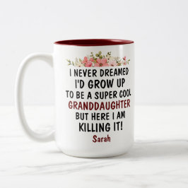 私は孫娘になるとは夢にも思わなかった ツートーンマグカップ