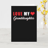 私は孫娘を愛している カード (黄色い花)