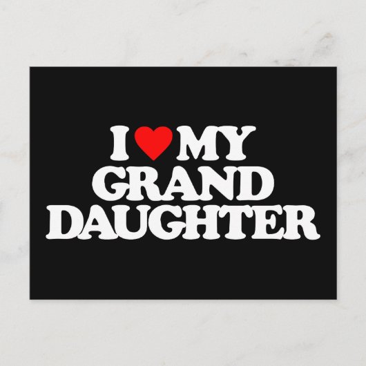 私は孫娘を愛している ポストカード (正面)