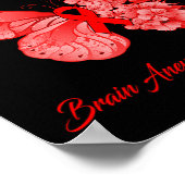 私は孫衣服の脳動脈瘤に赤を塗る ポスター (角)